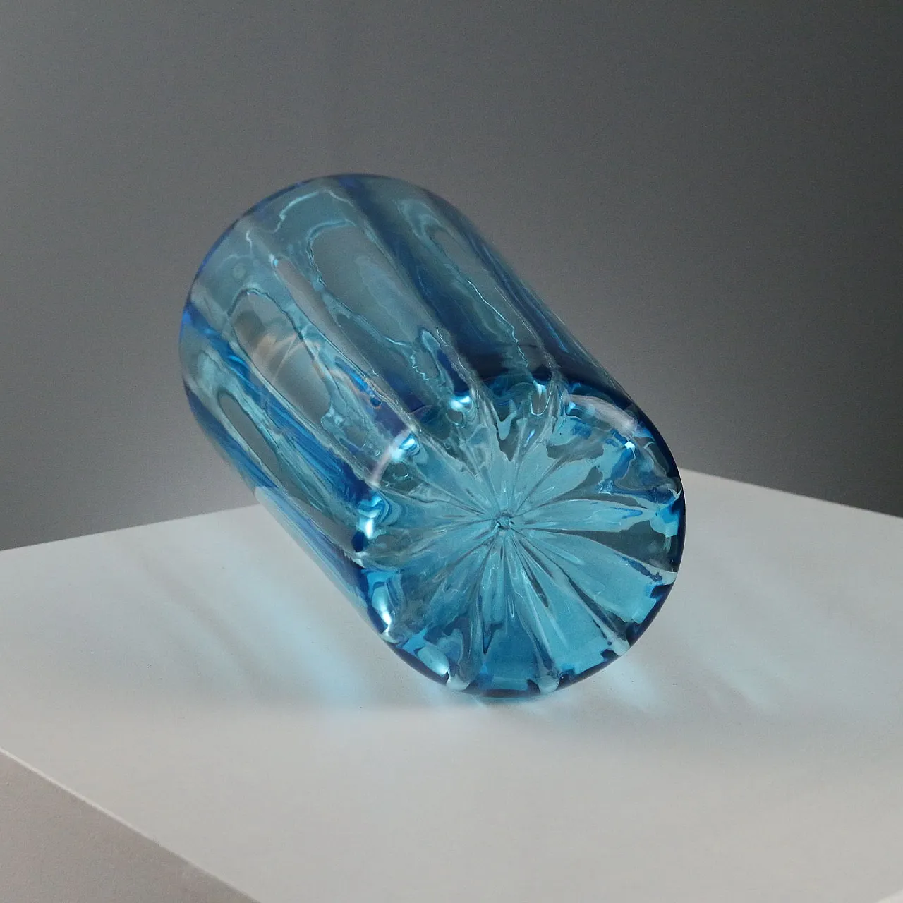 Vaso in vetro soffiato, Manifattura Auras Venezia, '900 5