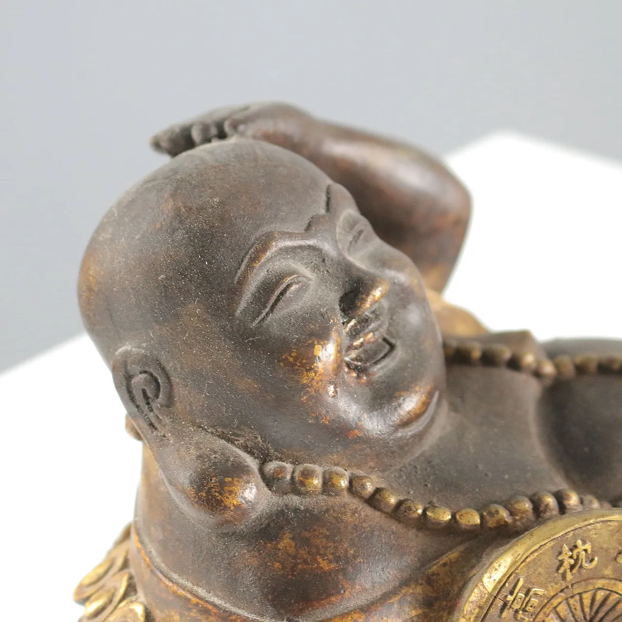Budai scultura in bronzo, '900 3
