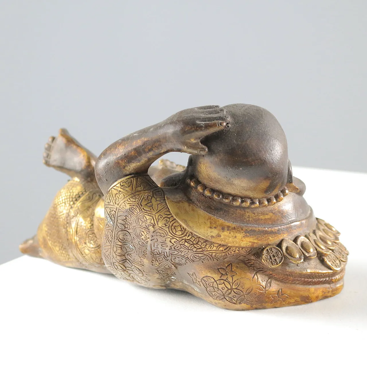 Budai scultura in bronzo, '900 4