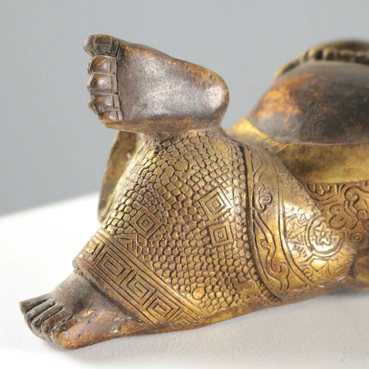 Budai scultura in bronzo, '900 6