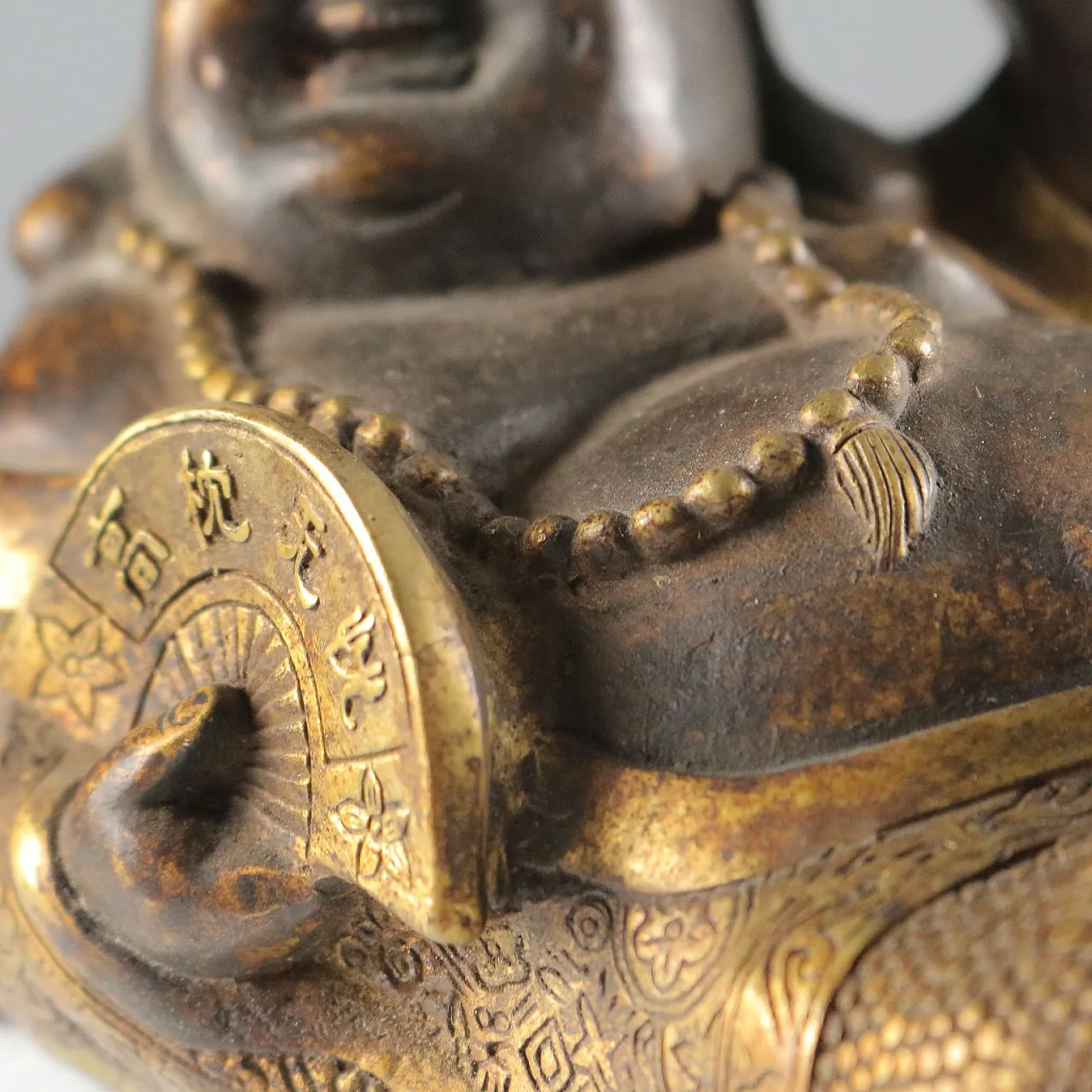 Budai scultura in bronzo, '900 8