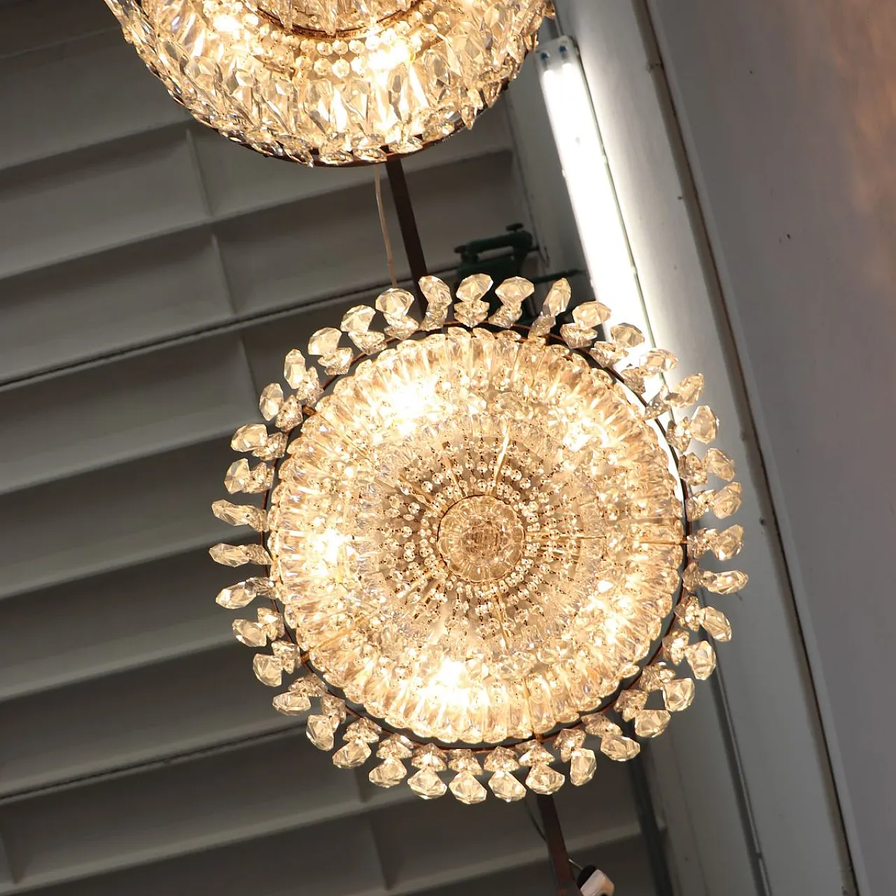 Set of three elegant chandeliers, early 1900s 5