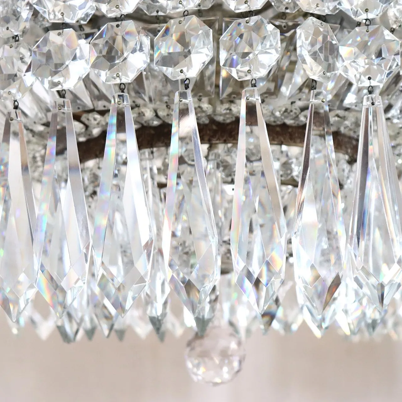 Set of three elegant chandeliers, early 1900s 11