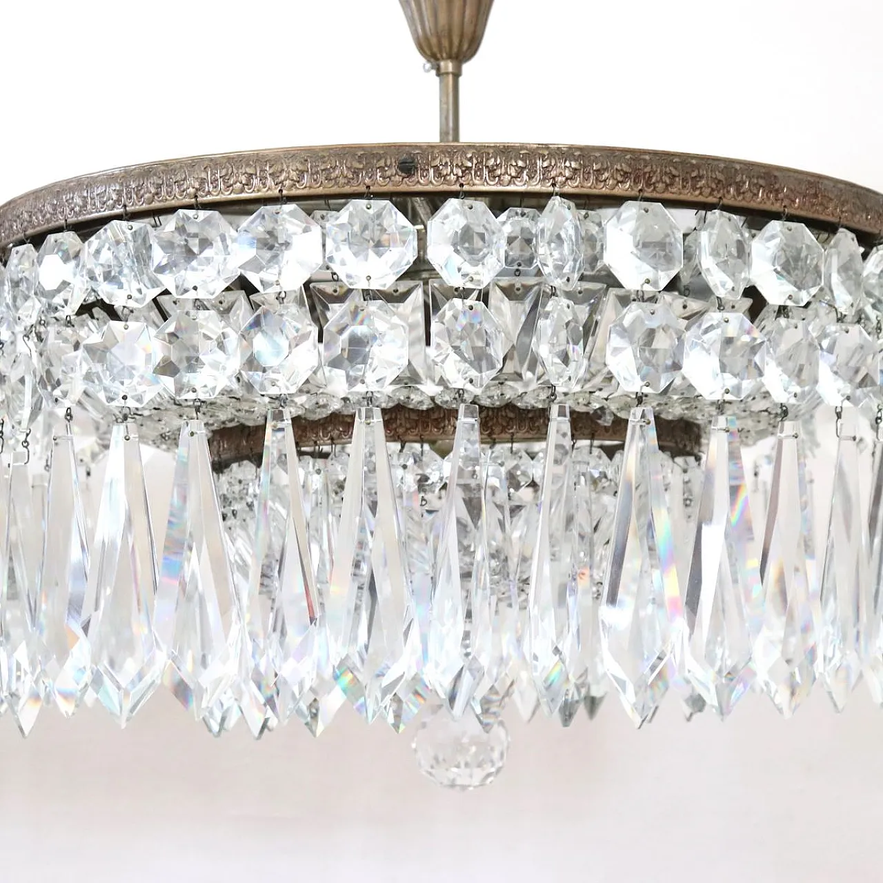 Set of three elegant chandeliers, early 1900s 13