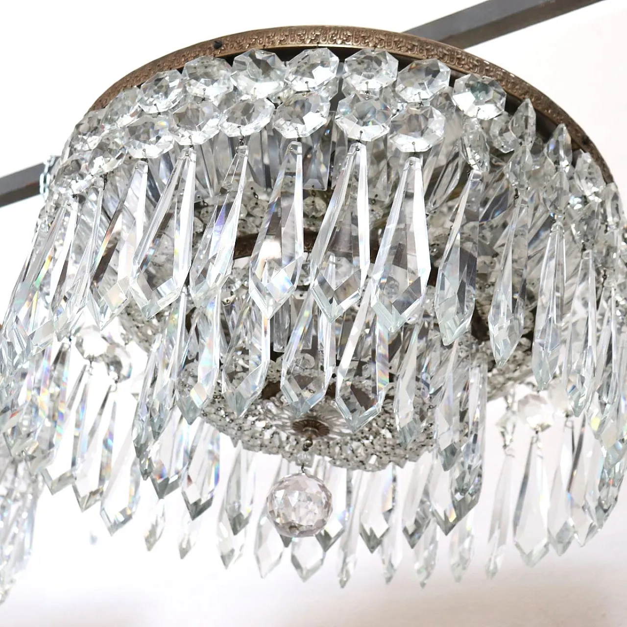 Set of three elegant chandeliers, early 1900s 15