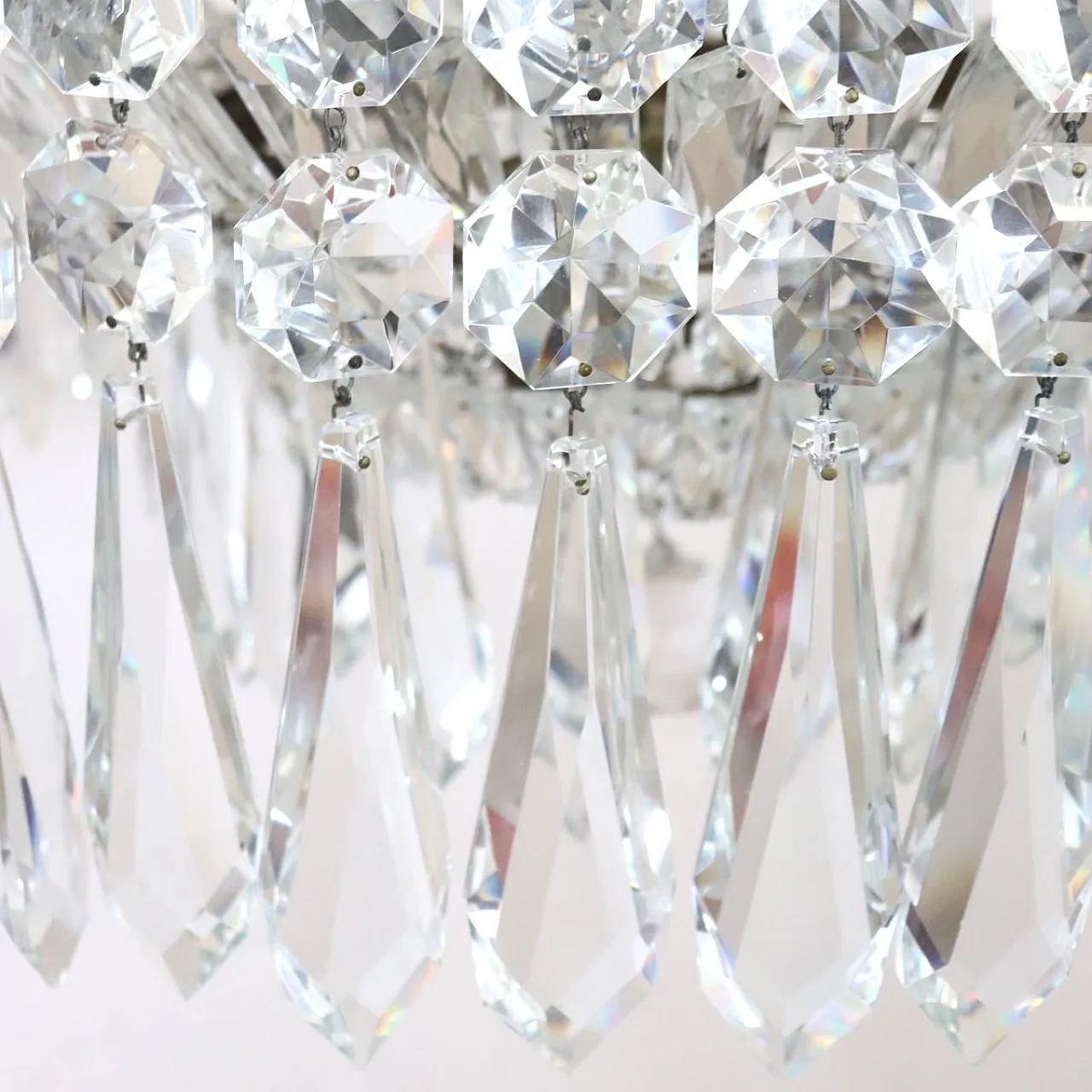 Set of three elegant chandeliers, early 1900s 18
