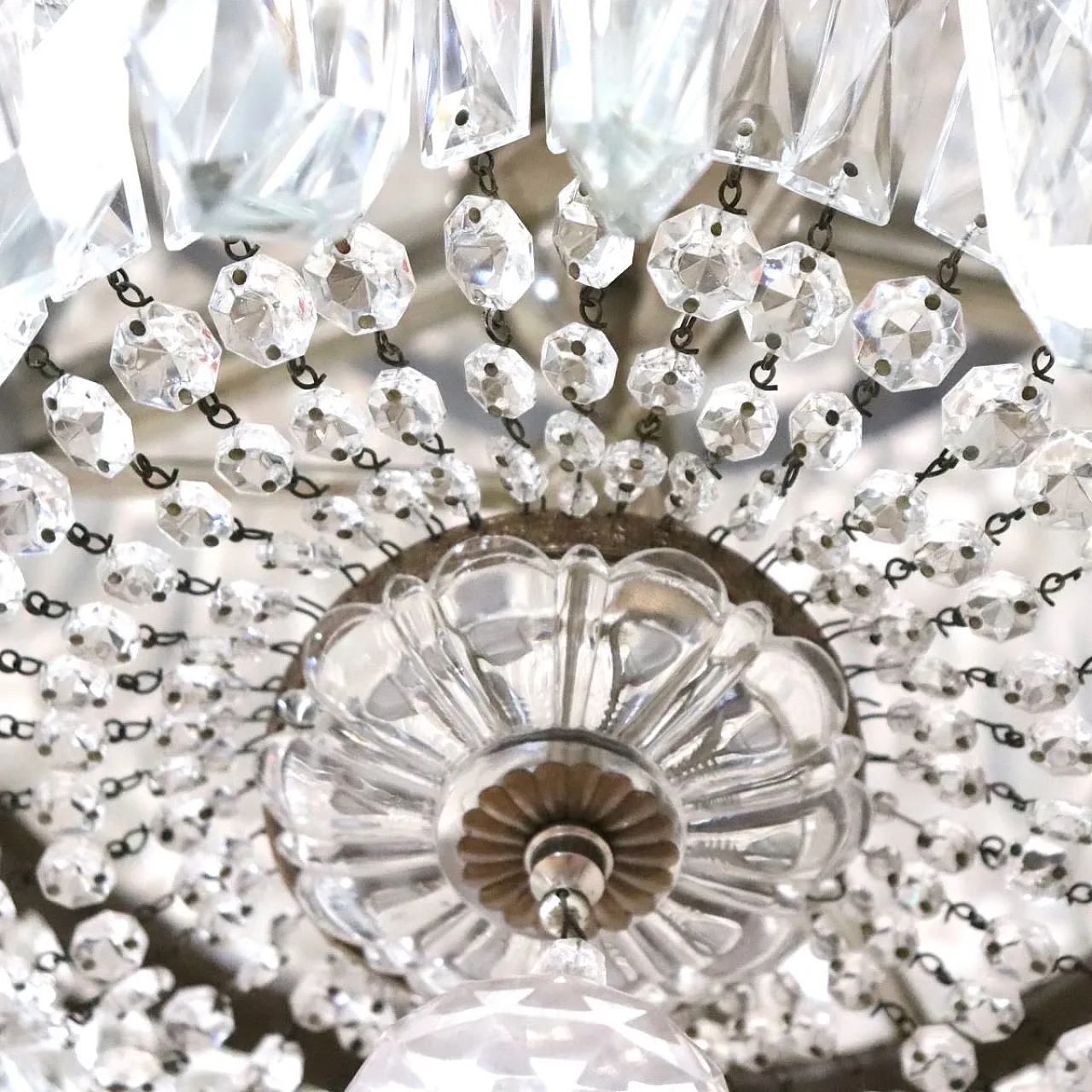 Set of three elegant chandeliers, early 1900s 19