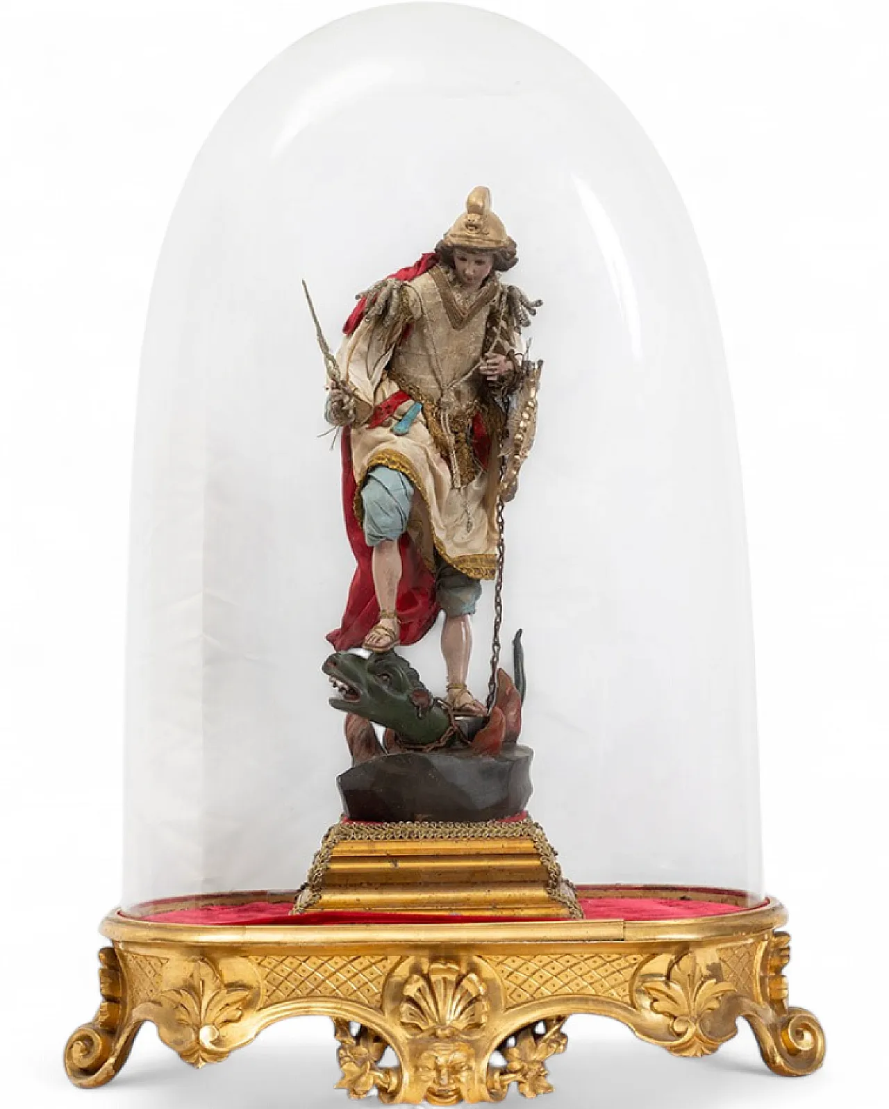 Neapolitan sculpture depicting St. Michael the Archangel, 90s 7