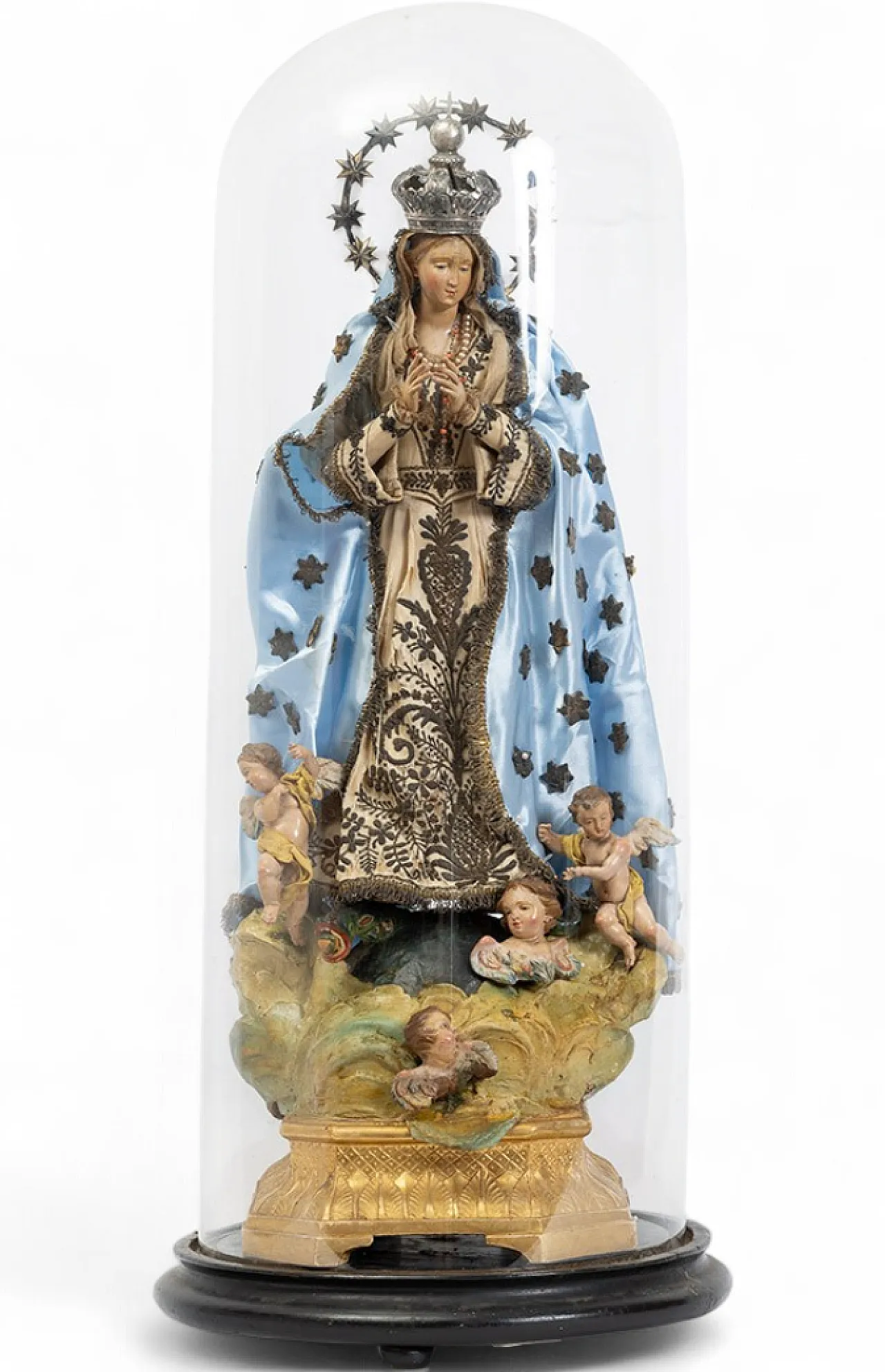 Neapolitan sculpture depicting the Immaculate Madonna, 19th century 7