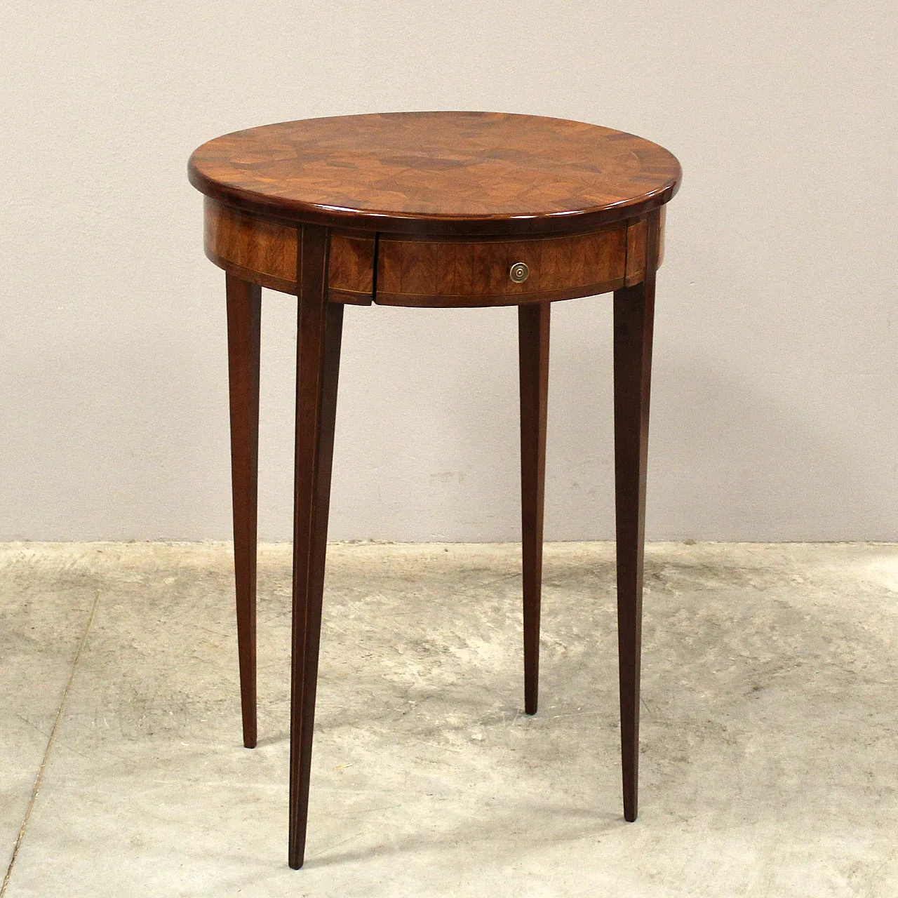 Napoleon III inlaid coffee table from the 19th century 2