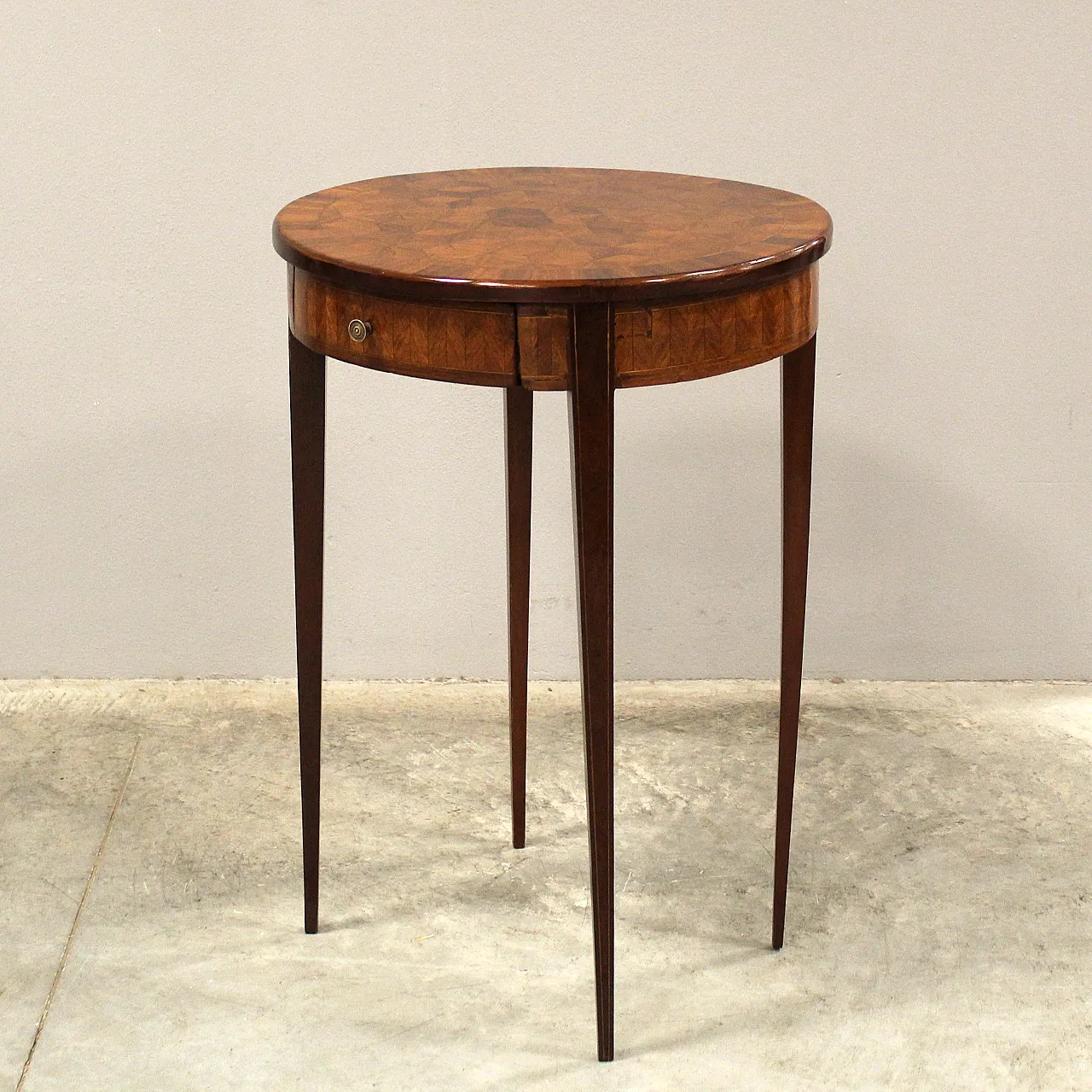 Napoleon III inlaid coffee table from the 19th century 6