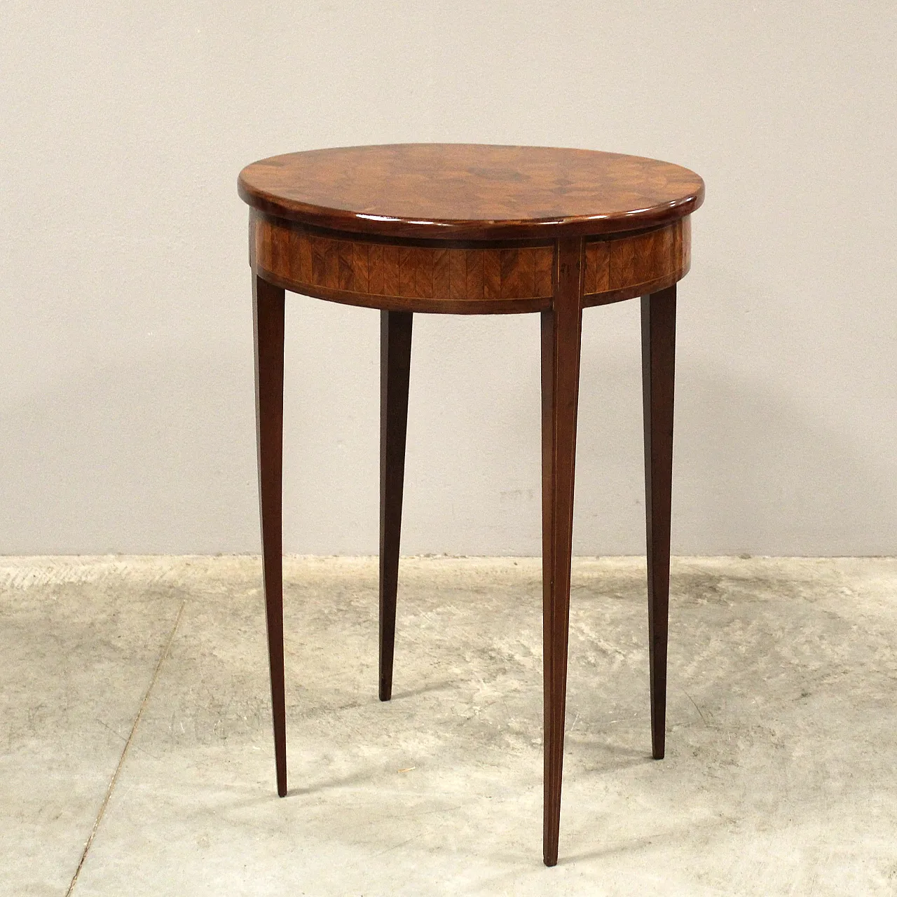 Napoleon III inlaid coffee table from the 19th century 9