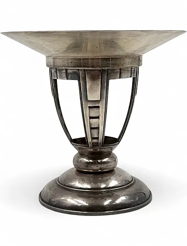 Art Deco style silver plated cake stand, France, 1940s