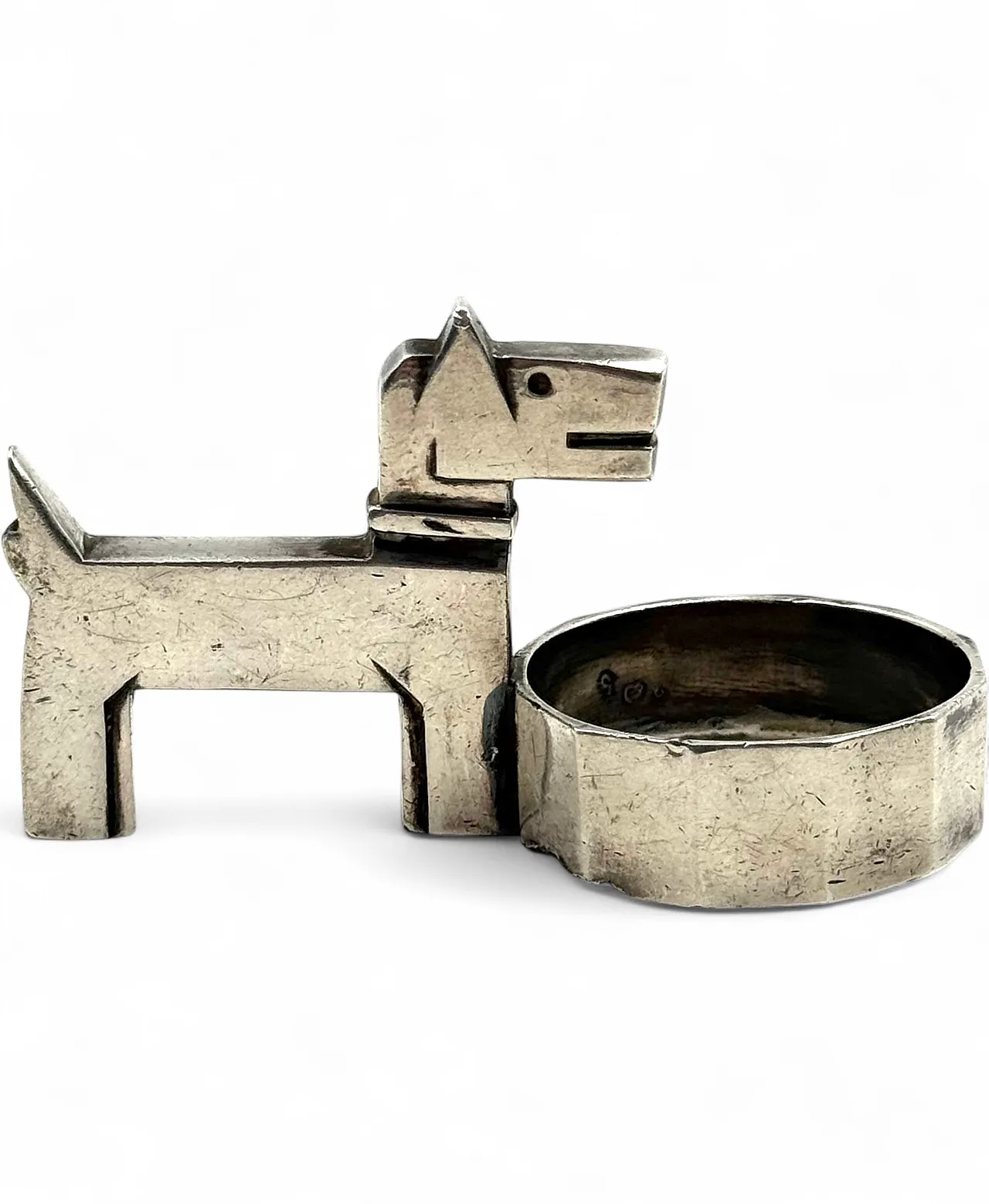 Small Rick and Mac Art Deco ashtray Edouard Sandoz, Gallia 1930 15