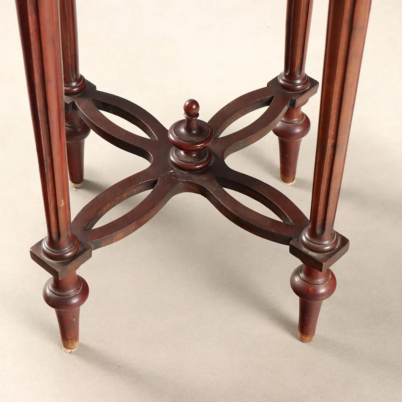 Center table in mahogany and marble, early 20th century 8