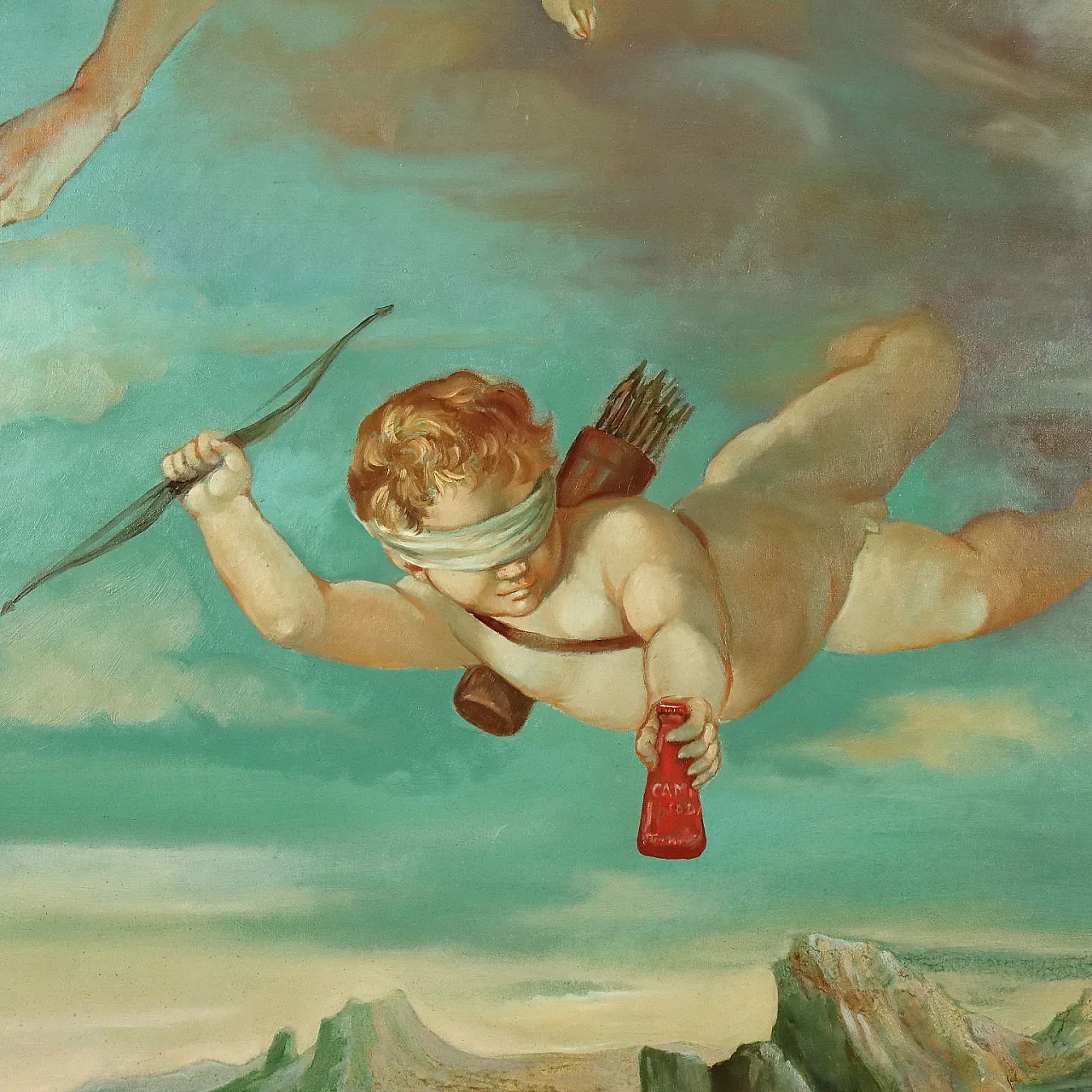 Painting by Antonella Cappuccio, oil on canvas, 20th century 5
