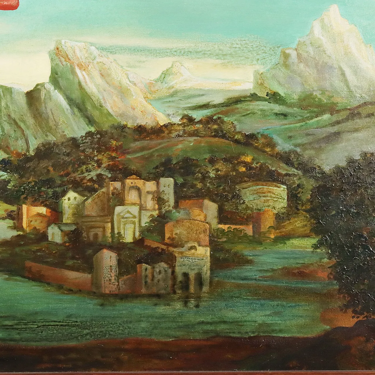 Painting by Antonella Cappuccio, oil on canvas, 20th century 7