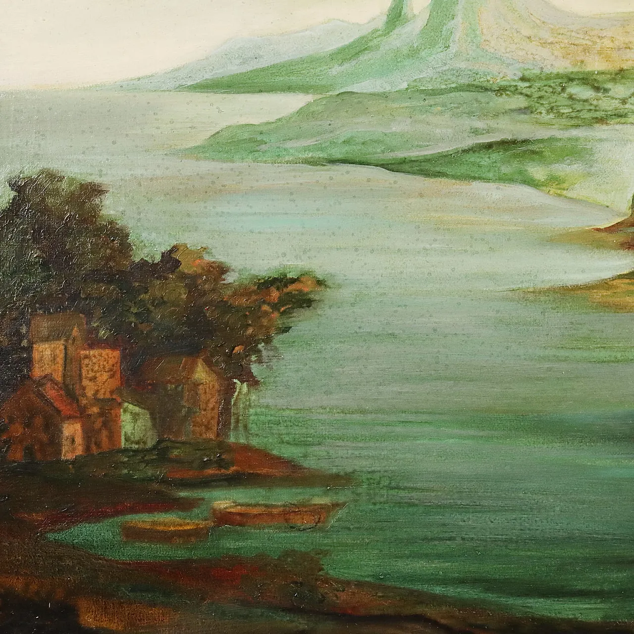 Painting by Antonella Cappuccio, oil on canvas, 20th century 8