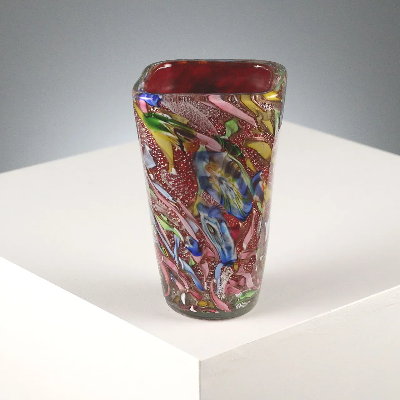 Vaso Tutti Frutti, Manifattura di Murano, '900 1