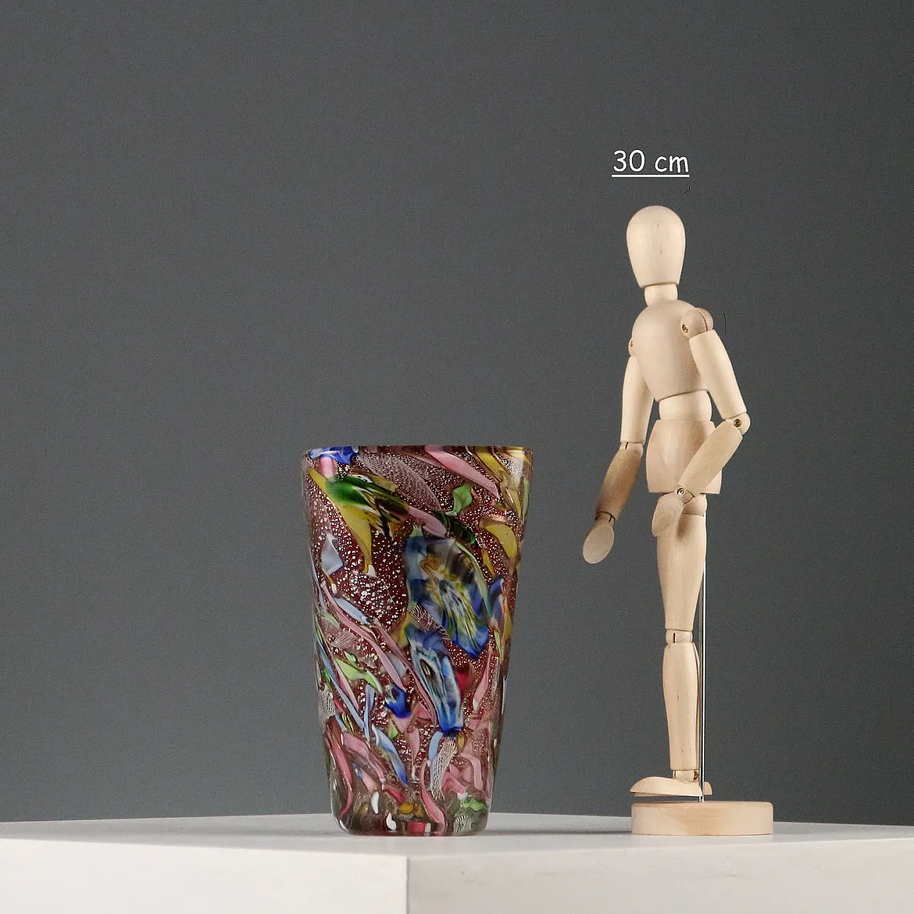 Vaso Tutti Frutti, Manifattura di Murano, '900 2