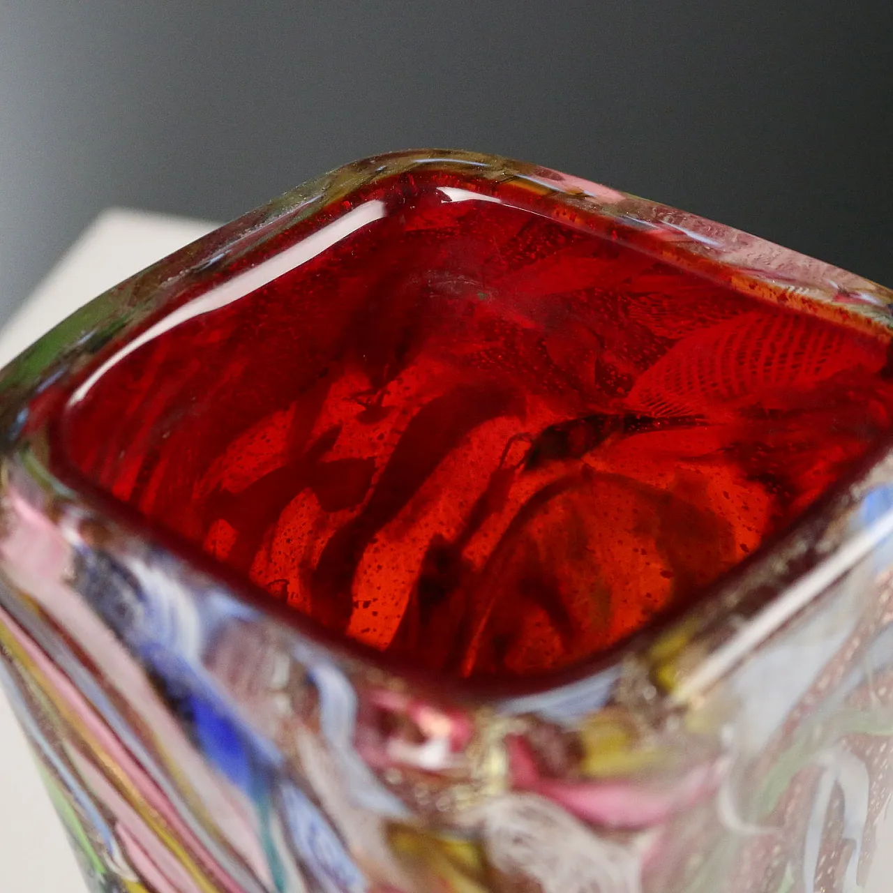Vaso Tutti Frutti, Manifattura di Murano, '900 4