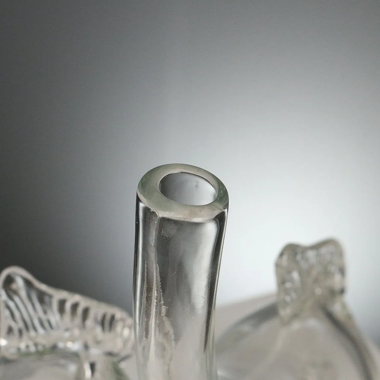 Coppia di decanter in vetro, Manifattura di Murano, '900 4