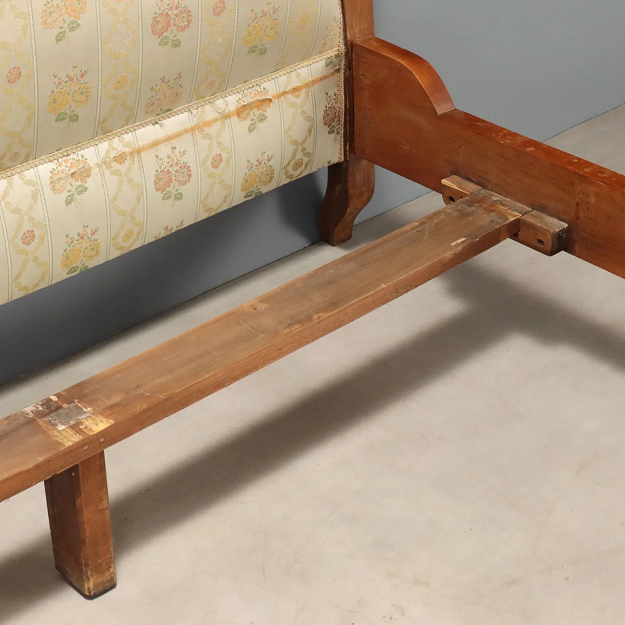 Louis Philippe double bed in mahogany, 19th century 7
