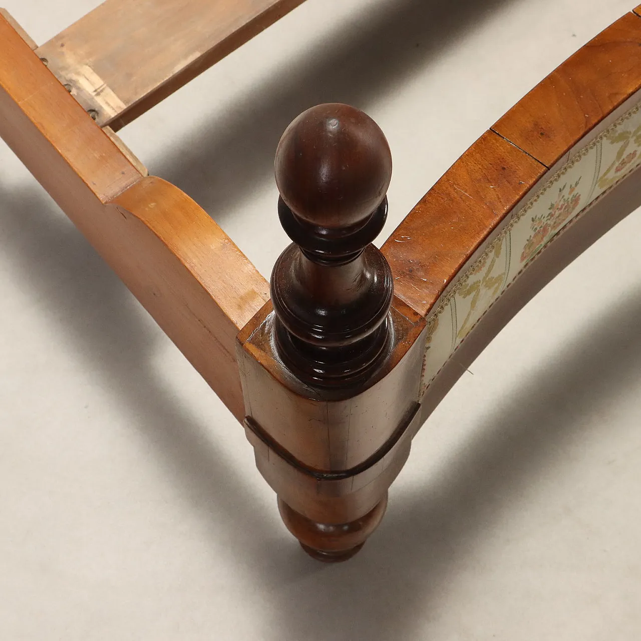 Louis Philippe double bed in mahogany, 19th century 8