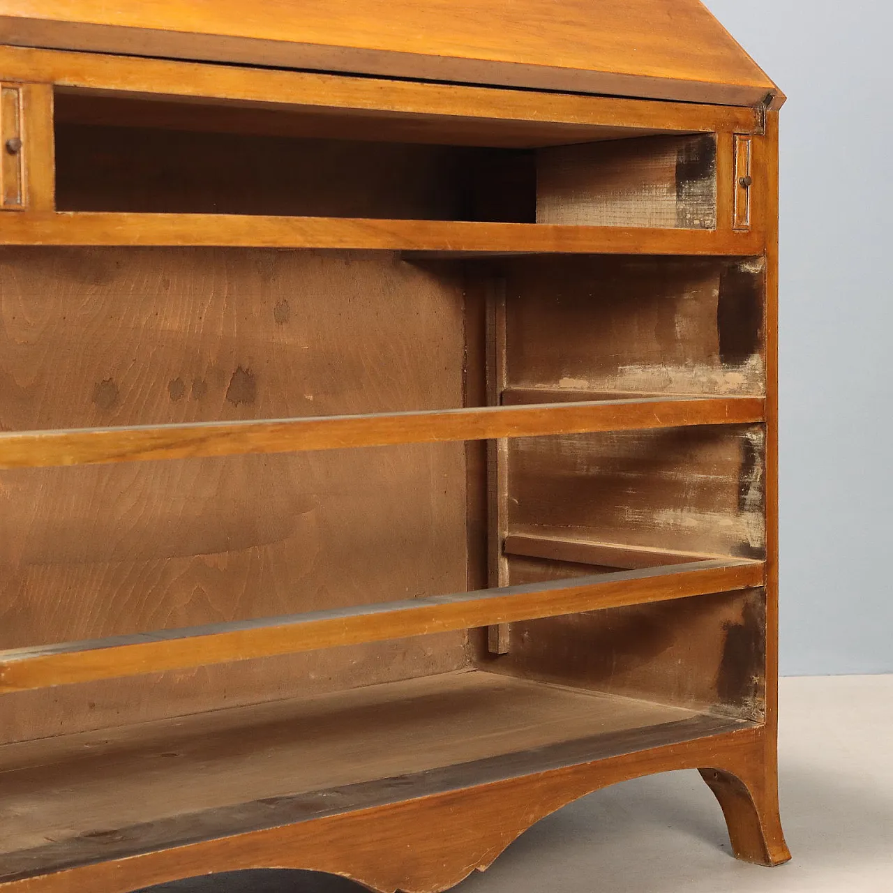 English style flap in mahogany veneer, 20th century 10