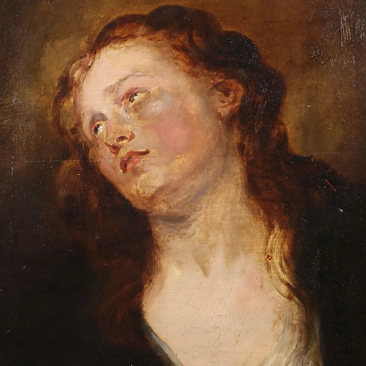 Painting of a Follower of Van Dyck, late 18th century 3
