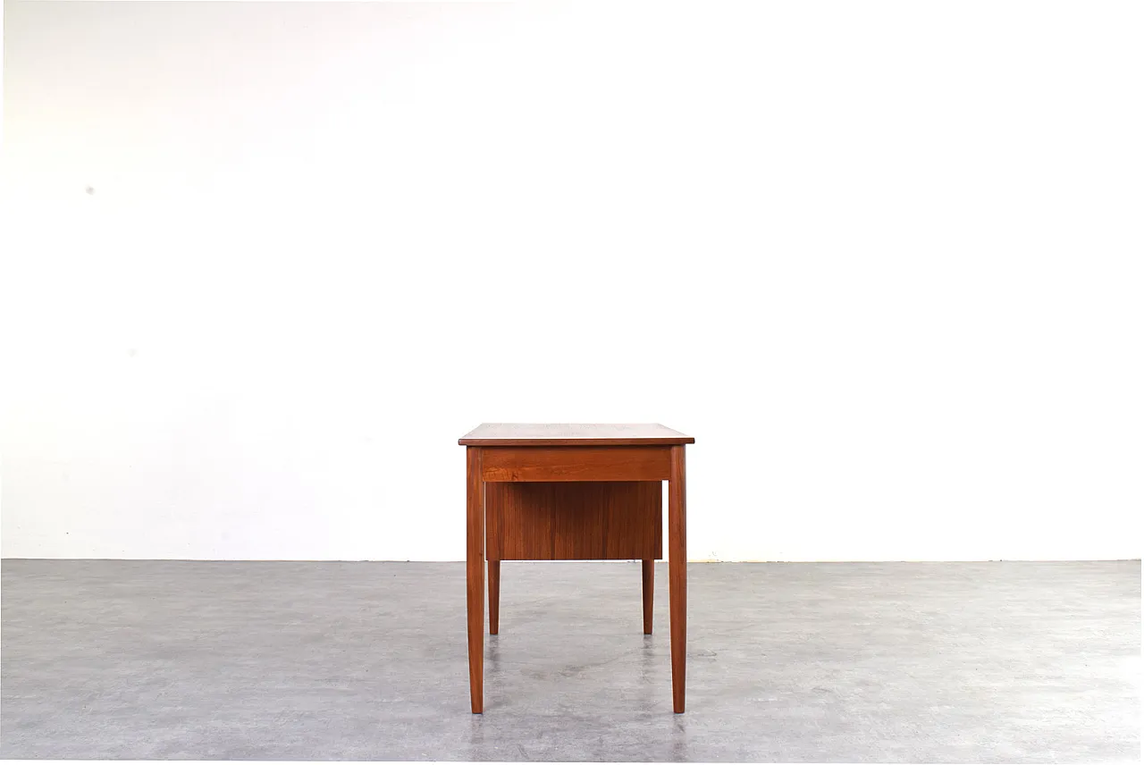 Scrivania direzionale moderna Mid-Century in teak, Danimarca, anni '60 5