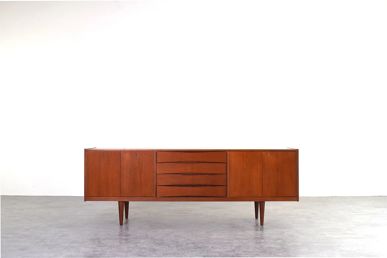 Credenza Mid-Century in teak di Skeie & Co. Norheimsund, anni '60. 1