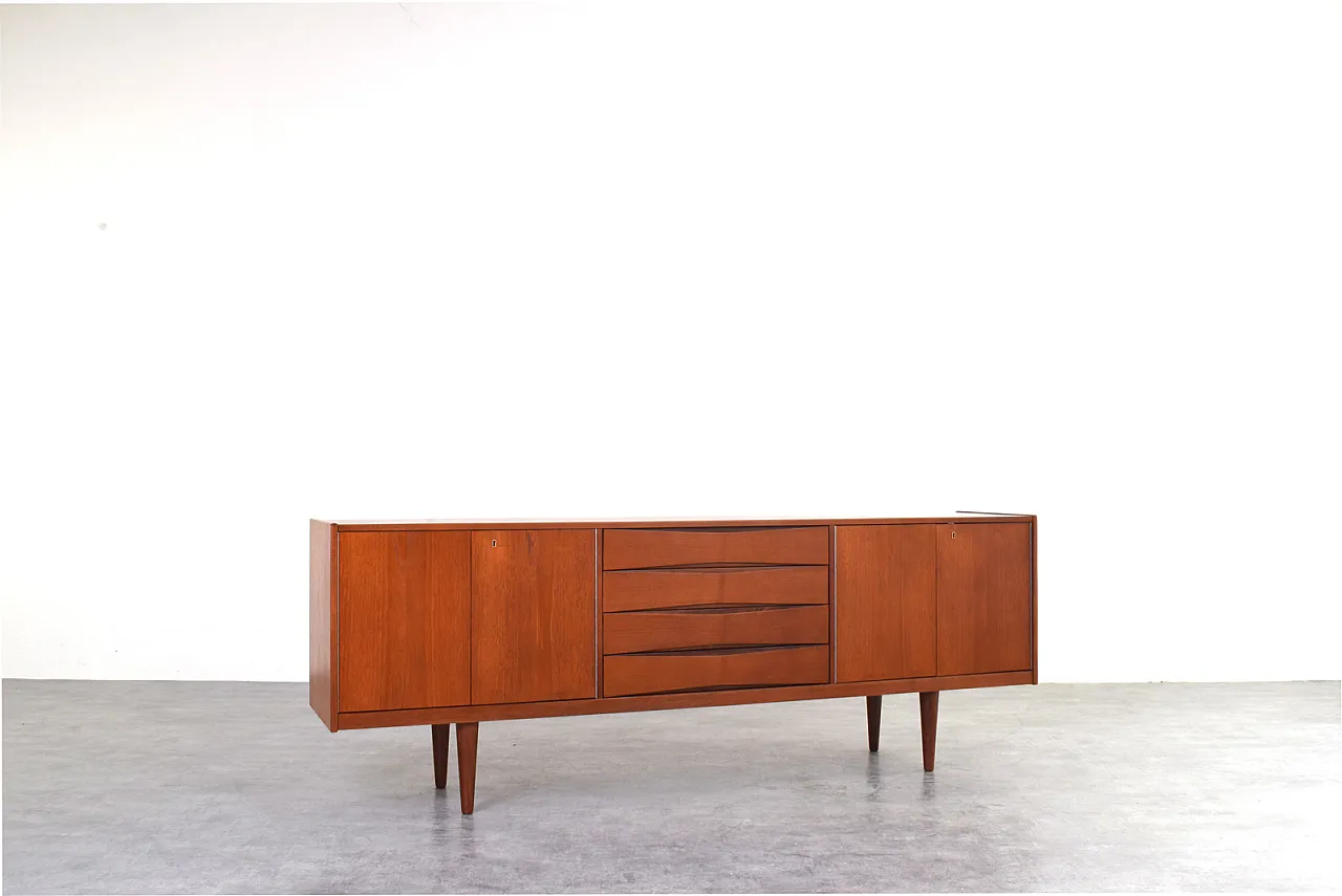 Credenza Mid-Century in teak di Skeie & Co. Norheimsund, anni '60. 3