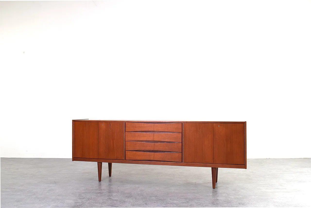 Credenza Mid-Century in teak di Skeie & Co. Norheimsund, anni '60. 4