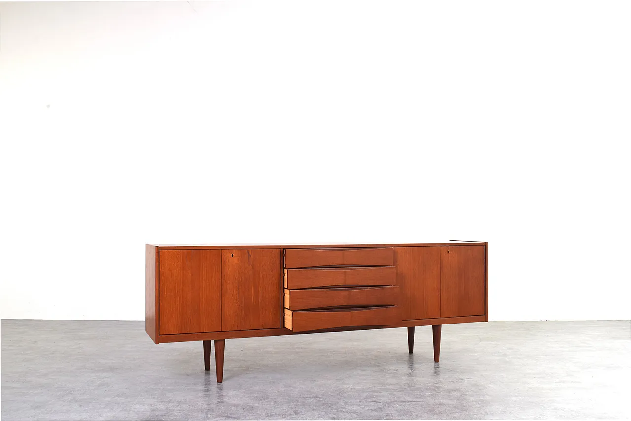 Credenza Mid-Century in teak di Skeie & Co. Norheimsund, anni '60. 5