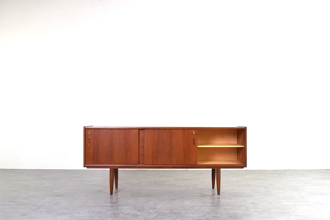 Credenza Mid-Century in teak, Danimarca, anni '60. 2