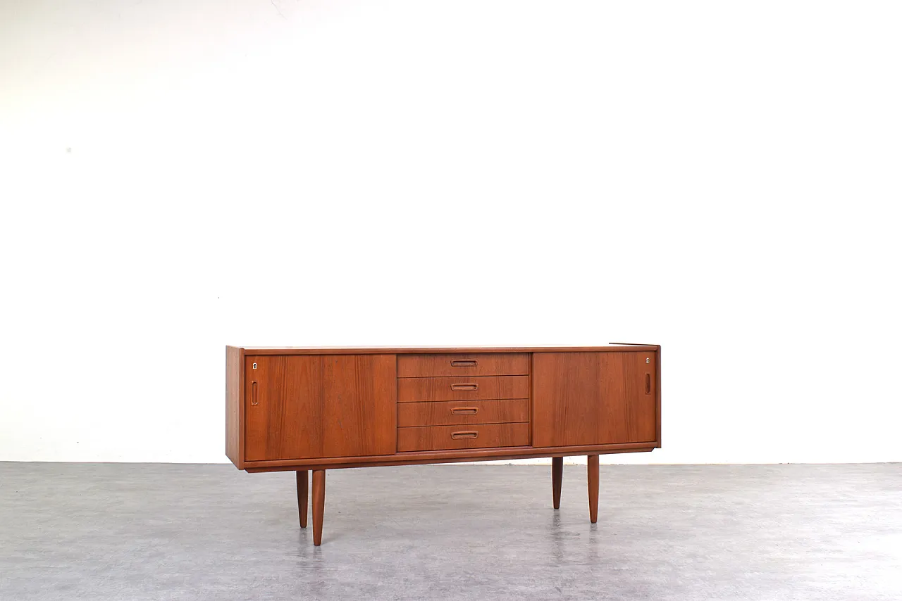 Credenza Mid-Century in teak, Danimarca, anni '60. 4
