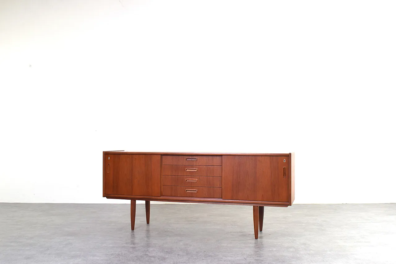Credenza Mid-Century in teak, Danimarca, anni '60. 5