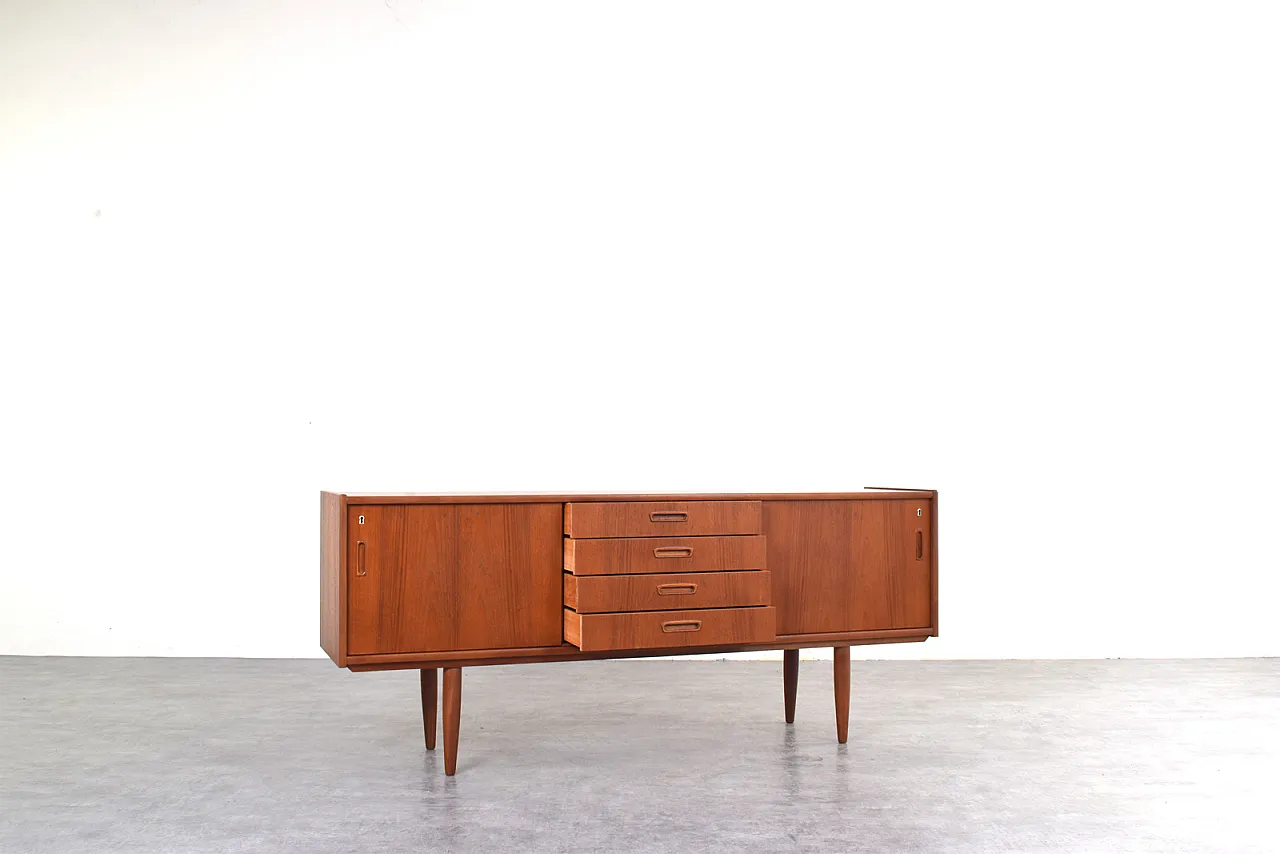 Credenza Mid-Century in teak, Danimarca, anni '60. 6