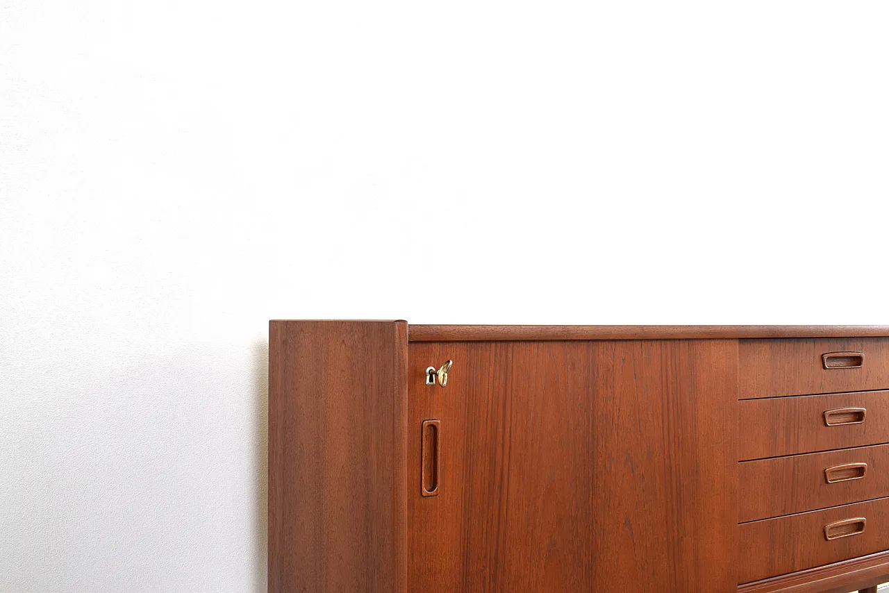 Credenza Mid-Century in teak, Danimarca, anni '60. 11