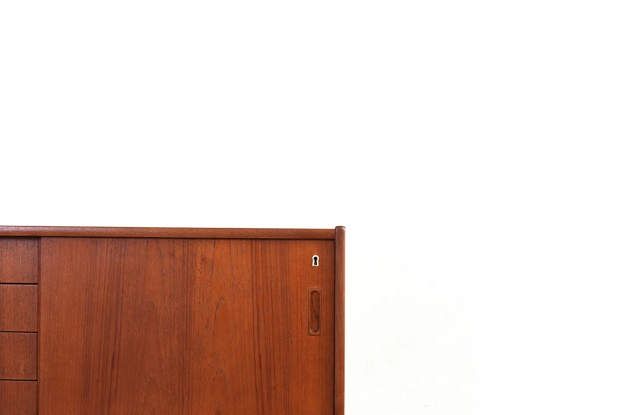 Credenza Mid-Century in teak, Danimarca, anni '60. 13