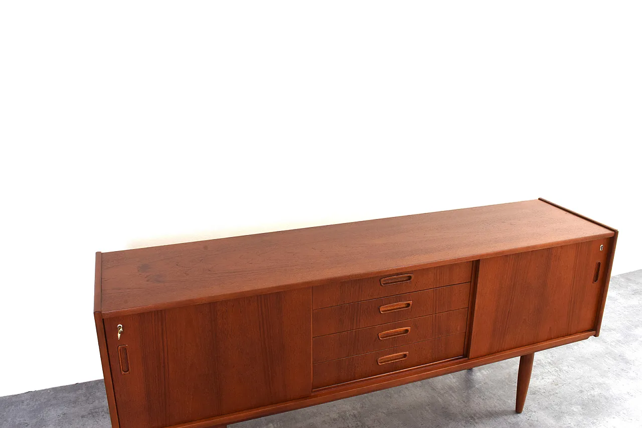 Credenza Mid-Century in teak, Danimarca, anni '60. 14