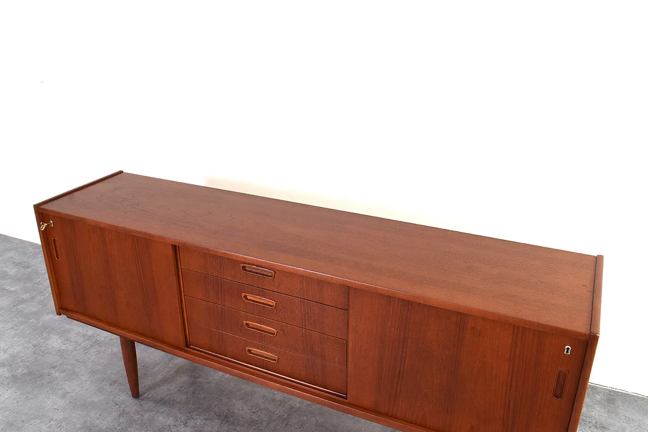 Credenza Mid-Century in teak, Danimarca, anni '60. 15