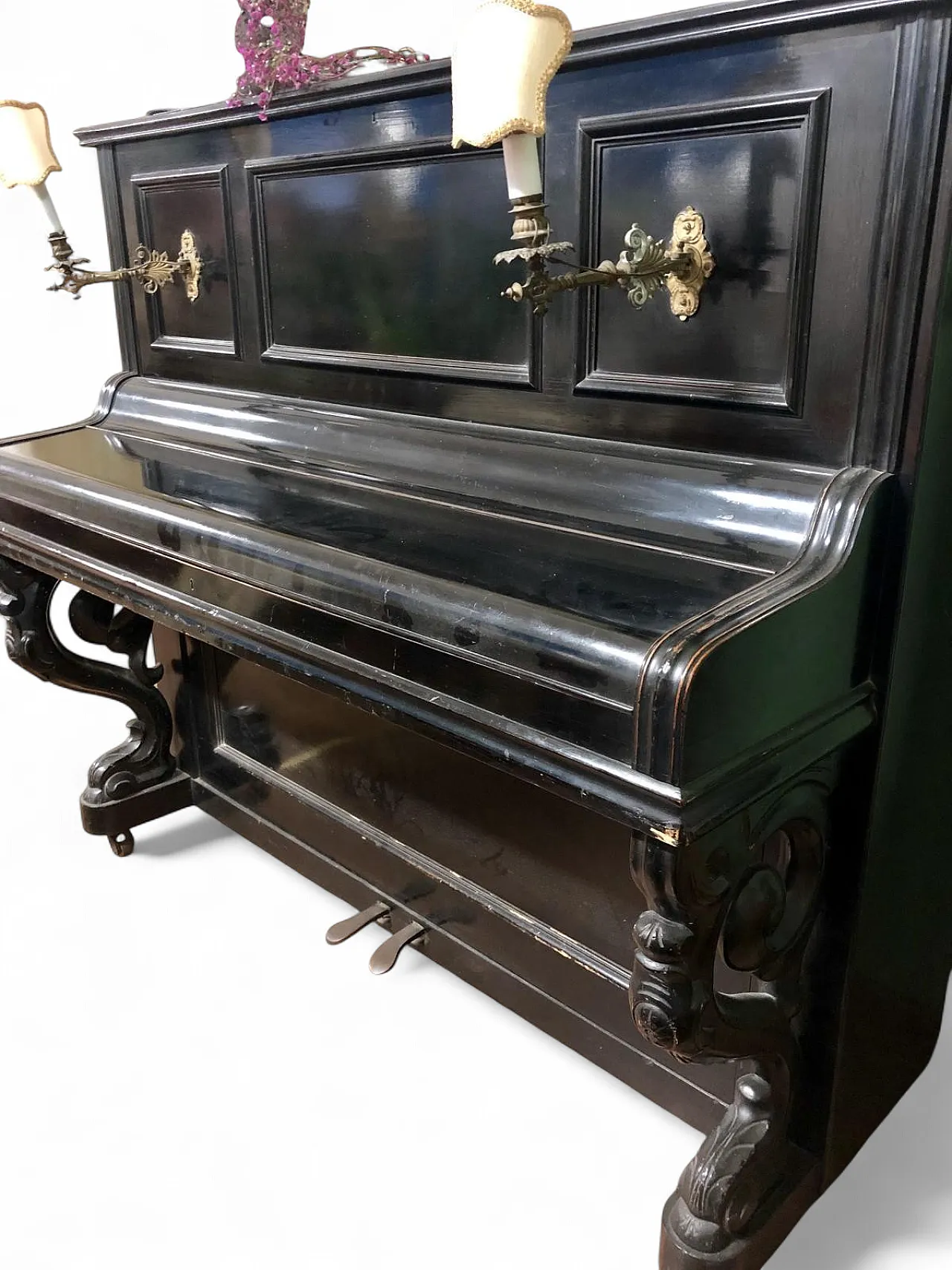 Upright Piano Napoleon III Quandt Berlin 1880 5