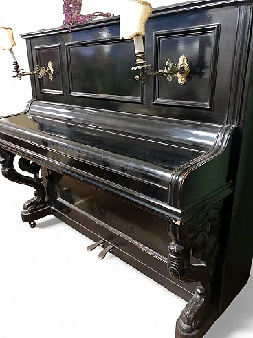 Upright Piano Napoleon III Quandt Berlin 1880