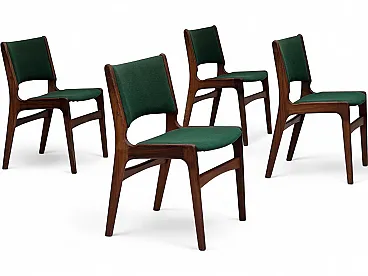 Anni '60, design danese di Erik Buch, set di 4 sedie da pranzo modello 89.