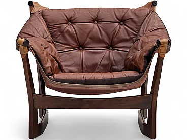 Anni '70, design norvegese di Tormod Alnaes, sedia Trega.