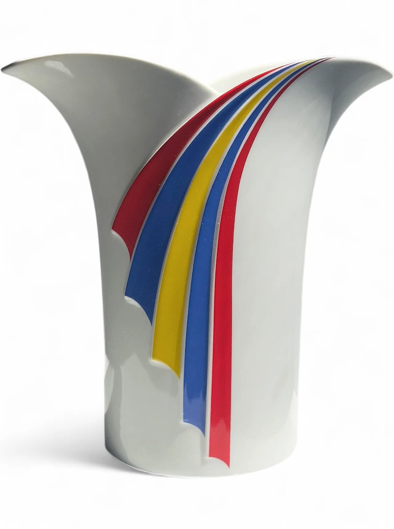 Postmodern porcelain vase by Rosenthal Thomas - 1980er 6