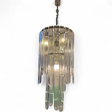 Cascata chandelier by C. Nason for Mazzega in Murano glass, 1970s