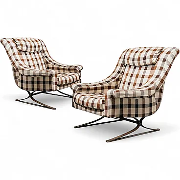 Pair of armchairs Mod. Gran Premio by Maurice Calka for Arflex, 1960